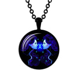 Gemini   925 Sterling Silver High Quality Astrology Necklace