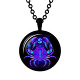 Cancer   925 Sterling Silver High Quality Astrology Necklace