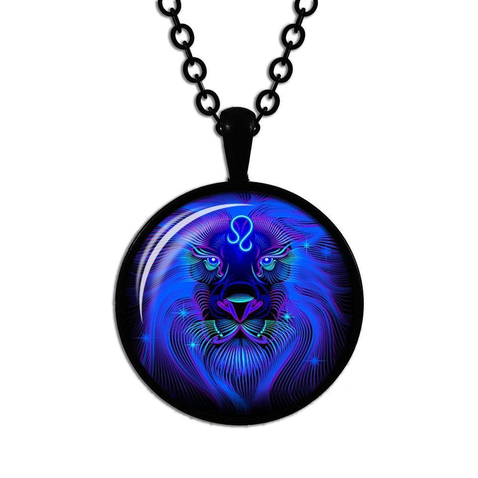 Leo   925 Sterling Silver High Quality Astrology Necklace