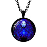 Virgo   925 Sterling Silver High Quality Astrology Necklace